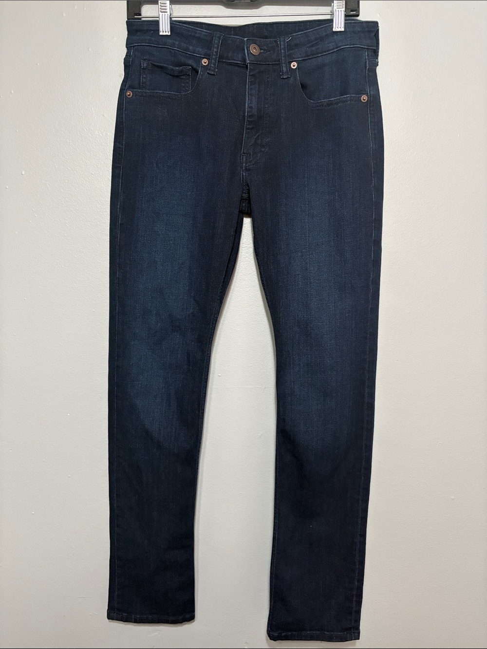 Slim Straight Men's Jeans in Deep Indigo 31x32